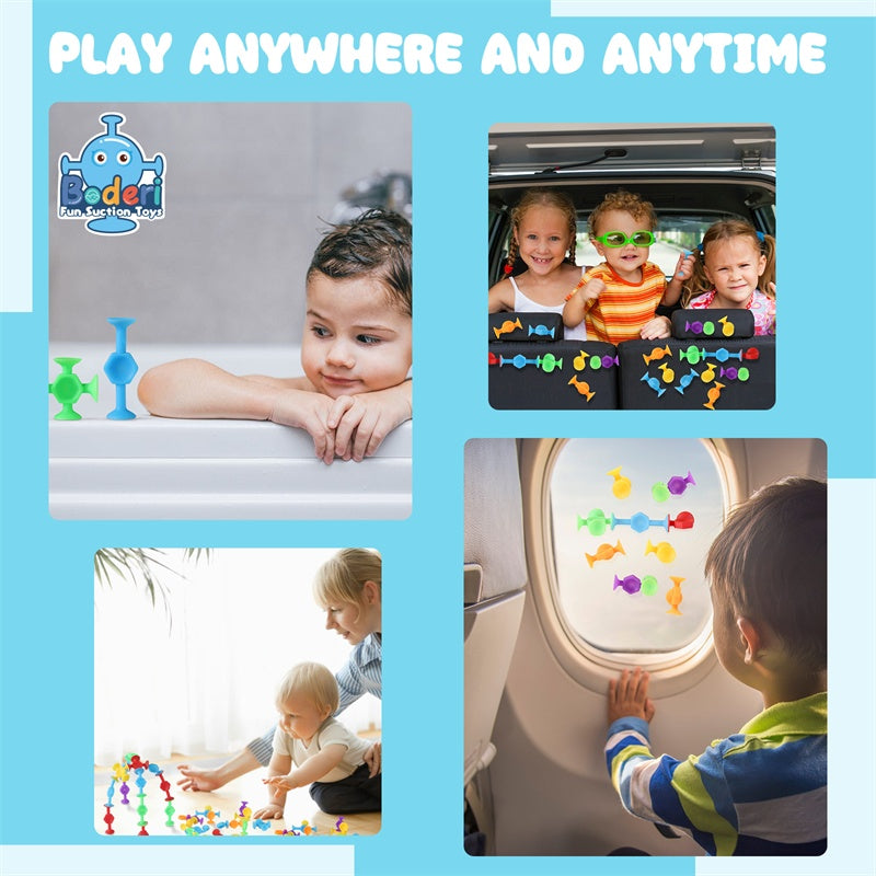 114 PCS Suction Cup Toys