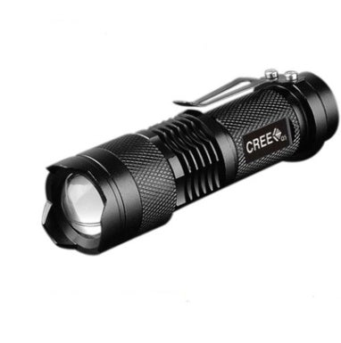 Telescopic Zoom LED Flashlight: Powerful and Adjustable Beam