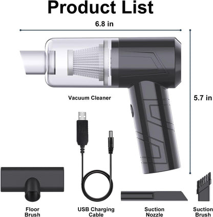 Powerful 2-in-1 Cordless Handheld Vacuum Cleaner