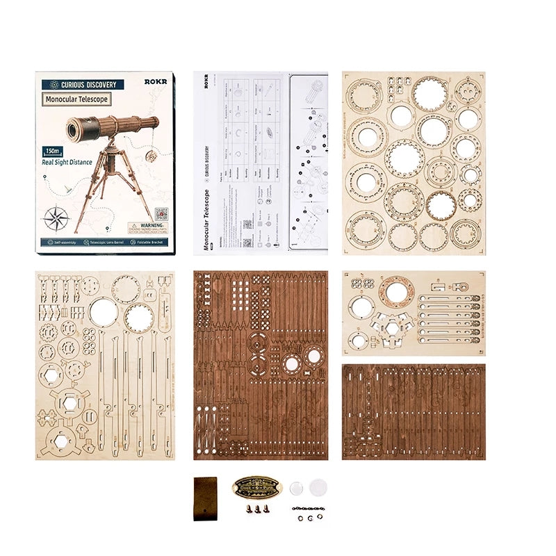 Wooden 3D Puzzle Game: Fun Assembly Toys