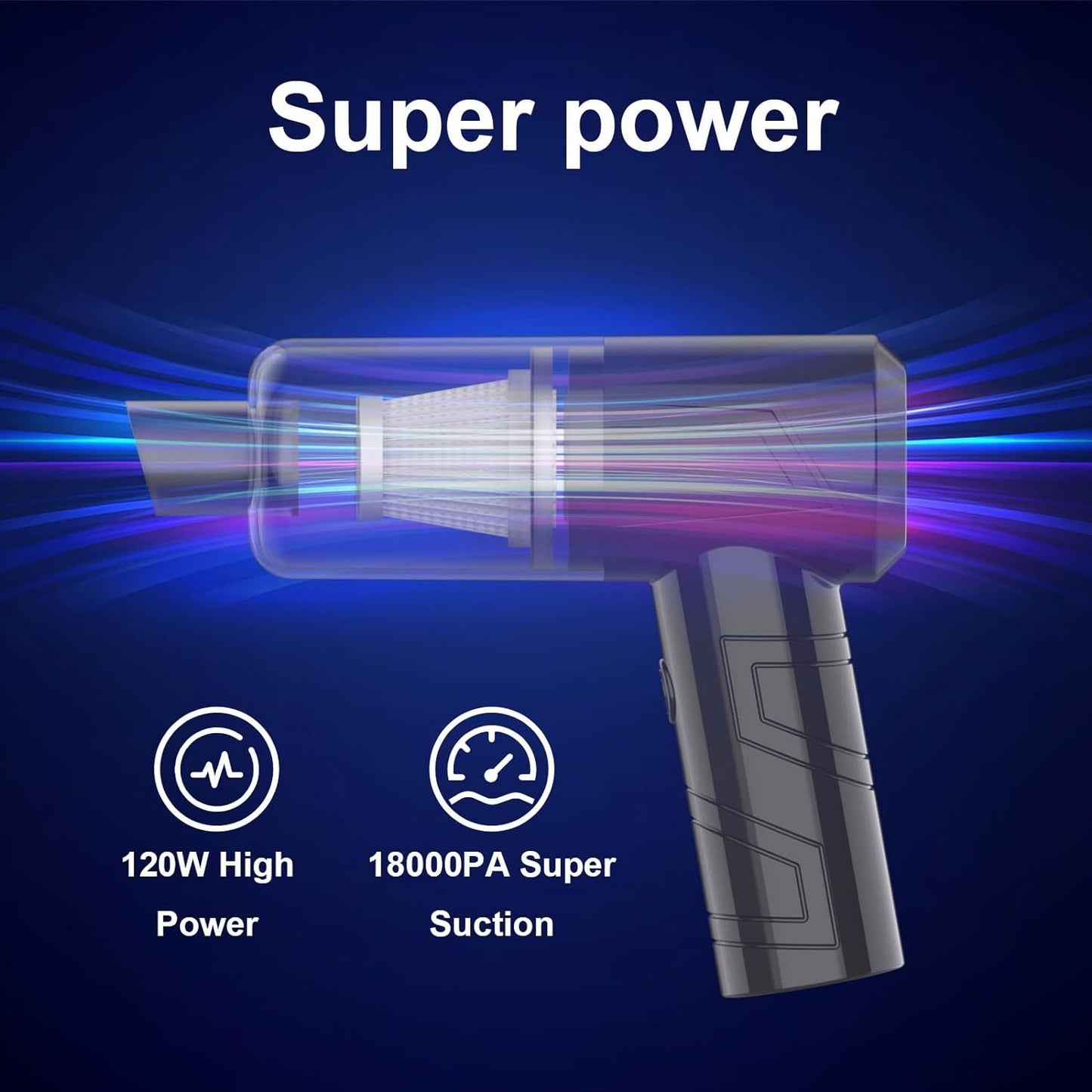 Powerful 2-in-1 Cordless Handheld Vacuum Cleaner